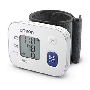 OMRON Tensiomètre automatique au poignet RS1 pour un usage domestique ou en déplacement – Validé cliniquement, tensiomètre avec brassard pré...