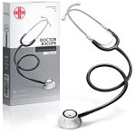 AIESI® Professional Dual-Head Black DOCTOR B-SCOPE Stethoscope with 24-Month Warranty