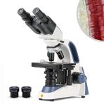 SWIFT SW380B Microscope Binoculaire Professionnel 40X-2500X avec Tête Siedentopf et Oculaires 10X et 25X