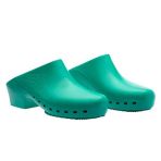 Calzuro – Classic S Medical Clogs Green with Lateral Holes, Professional CE Quality