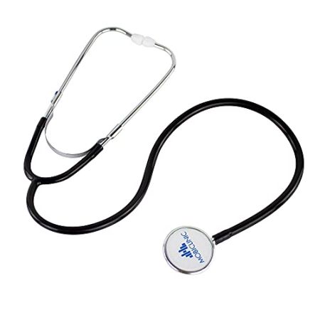 Mobiclinic Double Bell Stethoscope, Model FD-02, Aluminum, European Brand, Lightweight and Accurate Medical Stethoscope