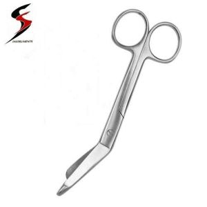 Lister Medical Bandage Scissors - First Aid, Student, Nurse, Paramedic - Stainless Steel 14 cm