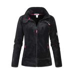 Geographical Norway Upaline Veste Polaire Femme (L, Noir)