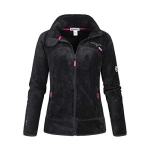 Geographical Norway Upaline Women's Fleece Jacket (L, Black)