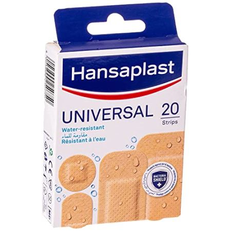 Hansaplast Universal 20 Waterproof Plasters