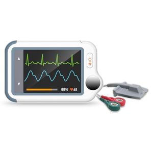 ViATOM Checkme Lite Plus ECG Professionnel Portable avec Oxymètre de Pouls