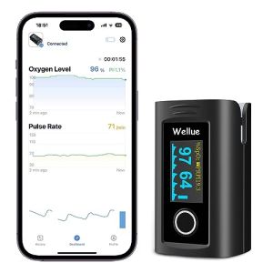 Viatom Bluetooth Finger Pulse Oximeter with Offline Storage