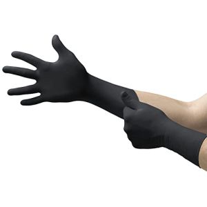 Ansell MicroFlex 93-862 Gants jetables en nitrile, sans poussière ni latex, protection professionnelle pour usage général, alimentaire et indust...