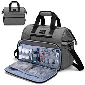 CURMIO Sac Médical, Sac d’Infirmière pour Fournitures Médicales, pour Les Visites à Domicile, Soins de Santé, Cadeau Parfait pour Les Médecins