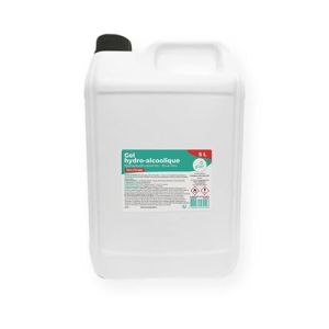 Gel Hydroalcoolique • Bidon 5L • Made In France • Laboratoires Pharma-Recherche • Normes NF EN 14476, NF EN1276, NF EN 1650