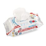 Naturelle Antibacterial Wet Wipes - Surface and Hand Cleaning, 1440 Units (Pack of 12)