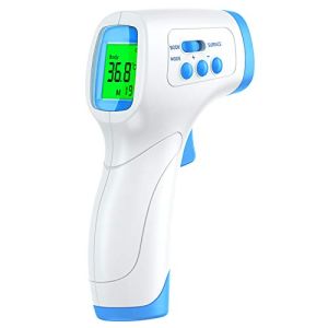 KKmier Forehead Medical Thermometer with LCD Display, Non-Contact for Baby Child Adult