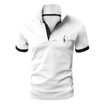 GLESTORE Polo Sport T-Shirt MT1030 Uni Homme, 3XL, Blanc