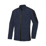 BP 1829-040-0113-2XLn Men's High Collar Fleece Jacket 100% Polyester Space Blue Size 2XLn