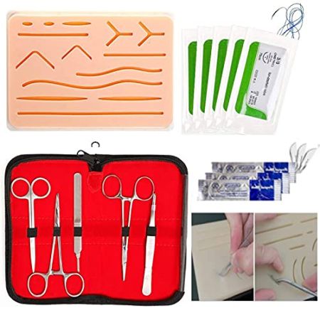 YWZQ Suture Training Aids Complete Suture Kit for Developing and Perfecting Suture Techniques