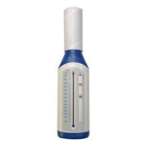 VILLCASE Peak Flow Meter Portable Spirometer - Lung Capacity Tester - for Asthma Detector Respiratory Function Monitor