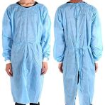 Yurgrt - Set of 50 Disposable Medical Uniforms, Waterproof and Rust-Proof, Green Fluid Gowns, Long Sleeves