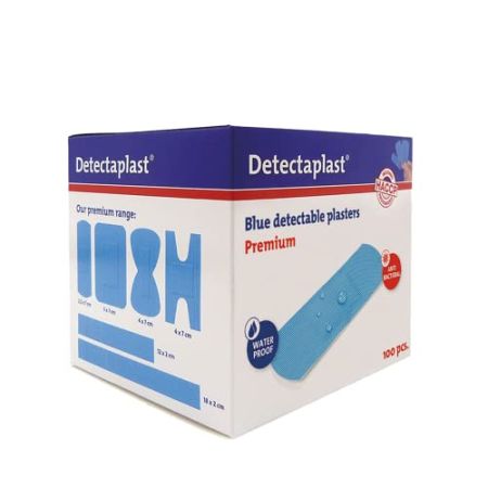 Detectable Blue Waterproof Bandage Detectaplast Premium