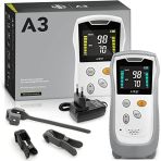 AIESI® Professional Veterinary Pulse Oximeter Palmair with Color Screen and Anti-Movement Tongue Probe A3