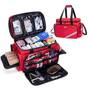 Trunab Sac Médical Vide, Rouge Sac Urgence Sacoche Infirmière Professionnel Grande Capacité