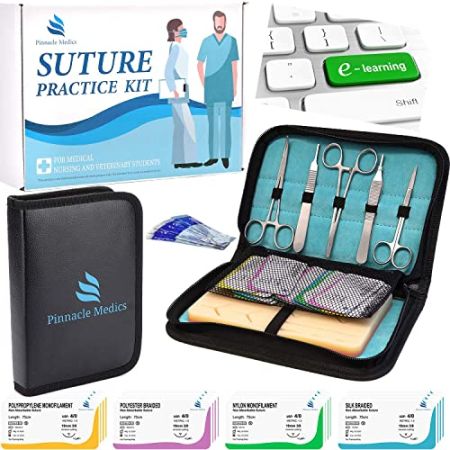 Kit De Suture Pour L'Entraînement Avec Tampon En Silicone