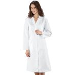 fratelliditalia.org Blouse femme blanc pur coton laboratoire pharmacien herboristerie veterinaire,M,Blanc