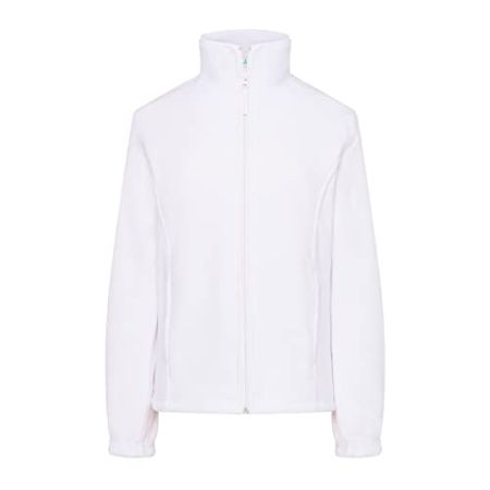 FYL Women's Fleece Jacket, White, L