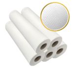 DSTOCK60 - DRAP EXAMEN GAUFRÉ - PURE OUATE BLANCHE - 50 X 35 CM - 135 FORMATS - LE LOT DE 5 ROULEAUX