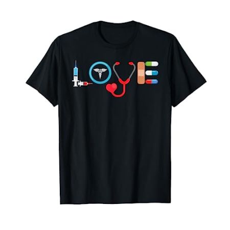 Amour Infirmière Appréciation Soutien Soins T-Shirt