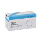 Pack of 12 Silk Sutures for Medical Students, Doctors, Dentists, Nurses, and Veterinarians (4/0 USP)