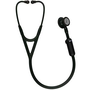 3M Littmann CORE Digital Stéthoscope Numérique 3M Littmann CORE, Tubulure Noire, Black Edition, 69 cm, 8490