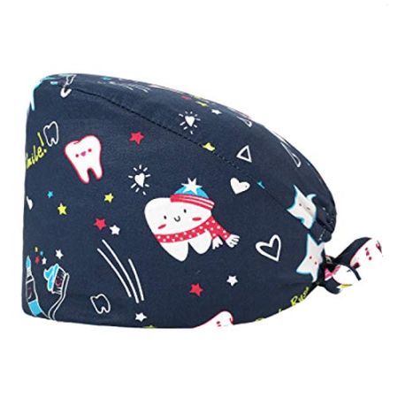 Bonnet Chirurgical Calot Chirurgical Fleur Chapeau d'infirmière Chapeaux Bonnet de Bain Bandeau Foulard Front Croisé Musulmanes Tissu Turban Chim...