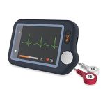 Wellue Pulsebit EX ECG Monitor, appareil ECG Bluetooth avec application iOS et Android, enregistrement 30s / 60s / 5min, fonctionne avec smartphone...