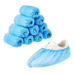 Kinbontop — Pack of 100 Durable, Disposable, Non-Slip Shoe Covers, Non-Woven Material