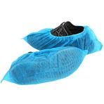 Pack of 100 Disposable Shoe Covers - Non-Woven (Color: White)