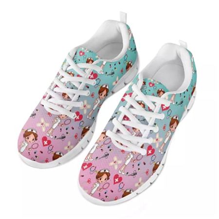 Showudesigns Sneakers Pour Femmes Sister Youth Liche Baskets Confortables à Lacets