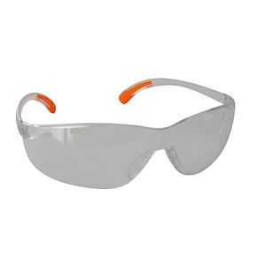 Greenstar - Lunettes De Protection 45m/s En Plastique - Verres Clairs - Modèle Professionnel - Norme EN166 F - Débroussailleuse & Bricolage