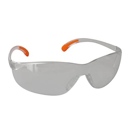 Greenstar - Protective Glasses 45m/s Plastic - Clear Lenses - Professional Model - EN166 F Standard - Brushcutter & DIY