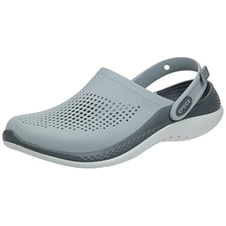 Crocs LiteRide 360 Clog Mixte, Sabots Gris Clair et Ardoise, 38/39 EU