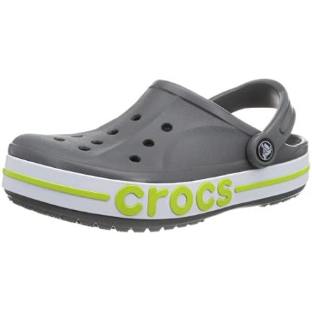 Crocs Sabot Unisexe Bayaband, Slate Grey Lime Punch, 36/37 EU