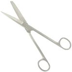 The Medical Pro - Dolphin Scissors with Round/Pointed Tips, Medical Scissors for Nurses, for Bandaging, Dressing