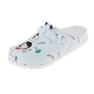 SM SunniMix 1 Paire de Sabots de Travail pour Femmes | Chaussures de Travail, Chaussures D'infirmière, Chaussures Anti-légères Femmes Pantoufles...