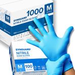 1000 Powder-Free Hypoallergenic Nitrile Gloves Size M