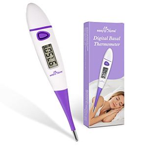 Thermomètre Basal Digital Easy@Home pour la Prédiction de la Fertilité et le Suivi de la Température - Thermomètre Basal Précis