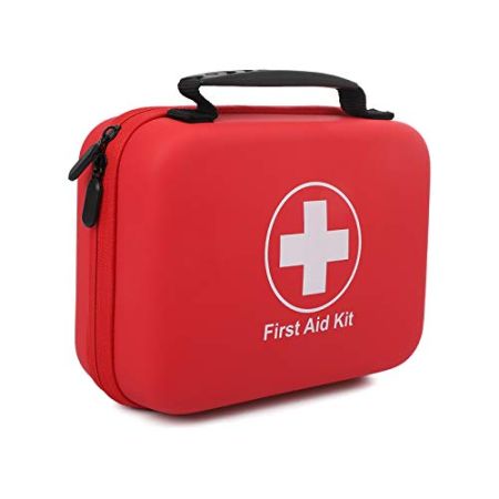 FAMILY CARE ACCU Trousse de Premiers Secours - 237 pièces, Set de Premiers Secours, pour la Maison et les Voyages, le Camping, le Bureau Avec Ciseaux