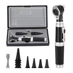 Otoscope Oreille Professional, Avec 4 Types de Tête D'otoscope, Otoscope à LED pour Examen de L'oreille, Spéculum Visuel D'oreille à Grossissement