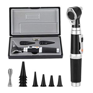 Professional Ear Otoscope, With 4 Types of Otoscope Heads, LED Otoscope for Ear Examination, Visual Ear Speculum with Magnification