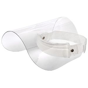 GIMA Visière Écran de protection transparent en polycarbonate, inclinable, résistant aux éclaboussures, anti-buée, certifié EPI classe II, pr...