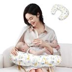 Nursing Pillow with 2 Removable Cotton Covers - Lateral Positioning for Baby