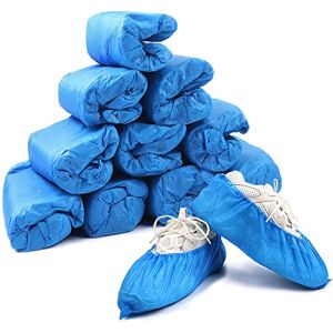 Couvre-Chaussure 100 Pièces (50 Paires) Surchaussures Jetables Bleu Pour Usage Médical